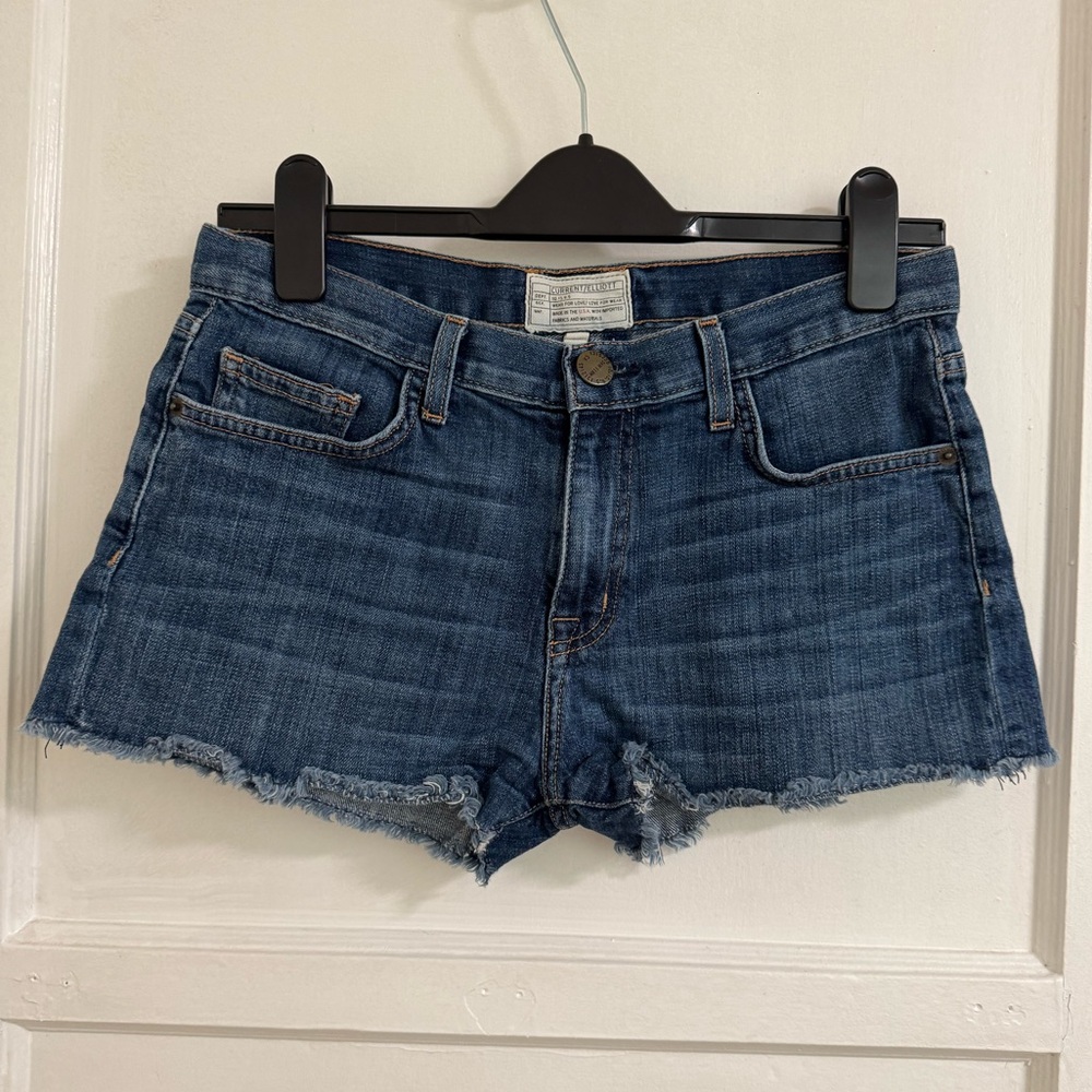 Current/Elliott Women's Blue Denim Shorts